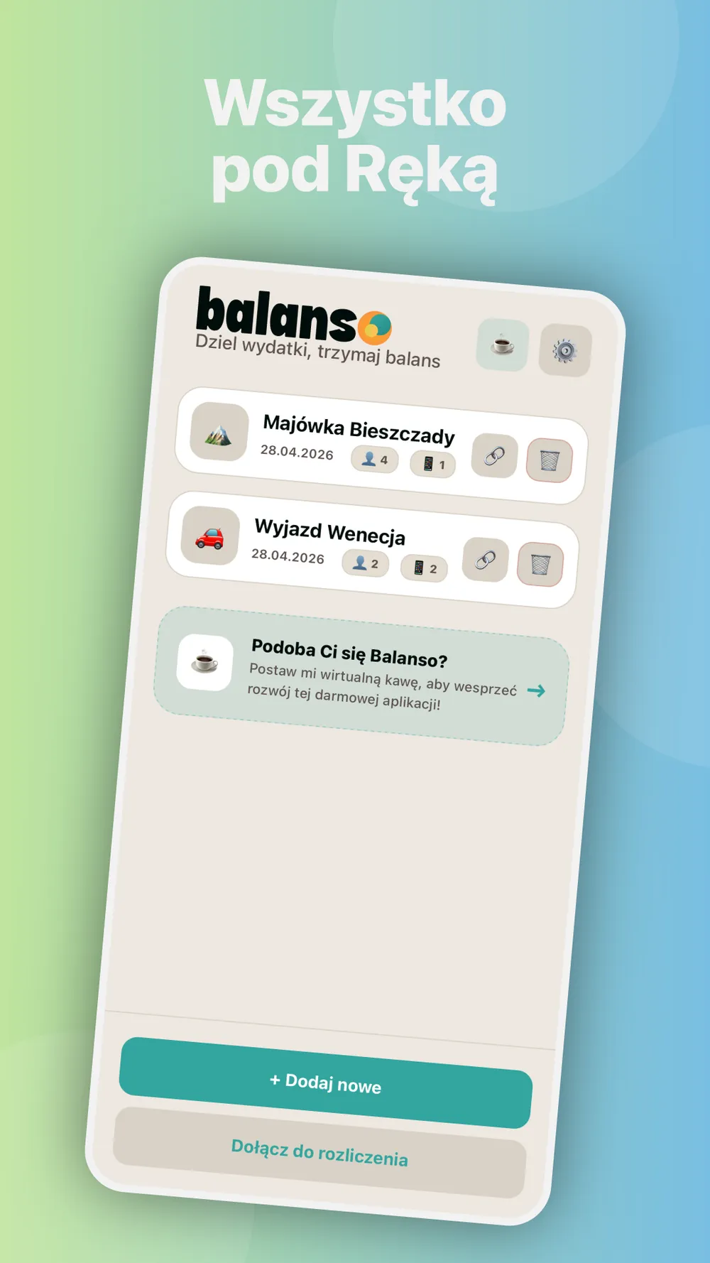 Balanso - screen 1